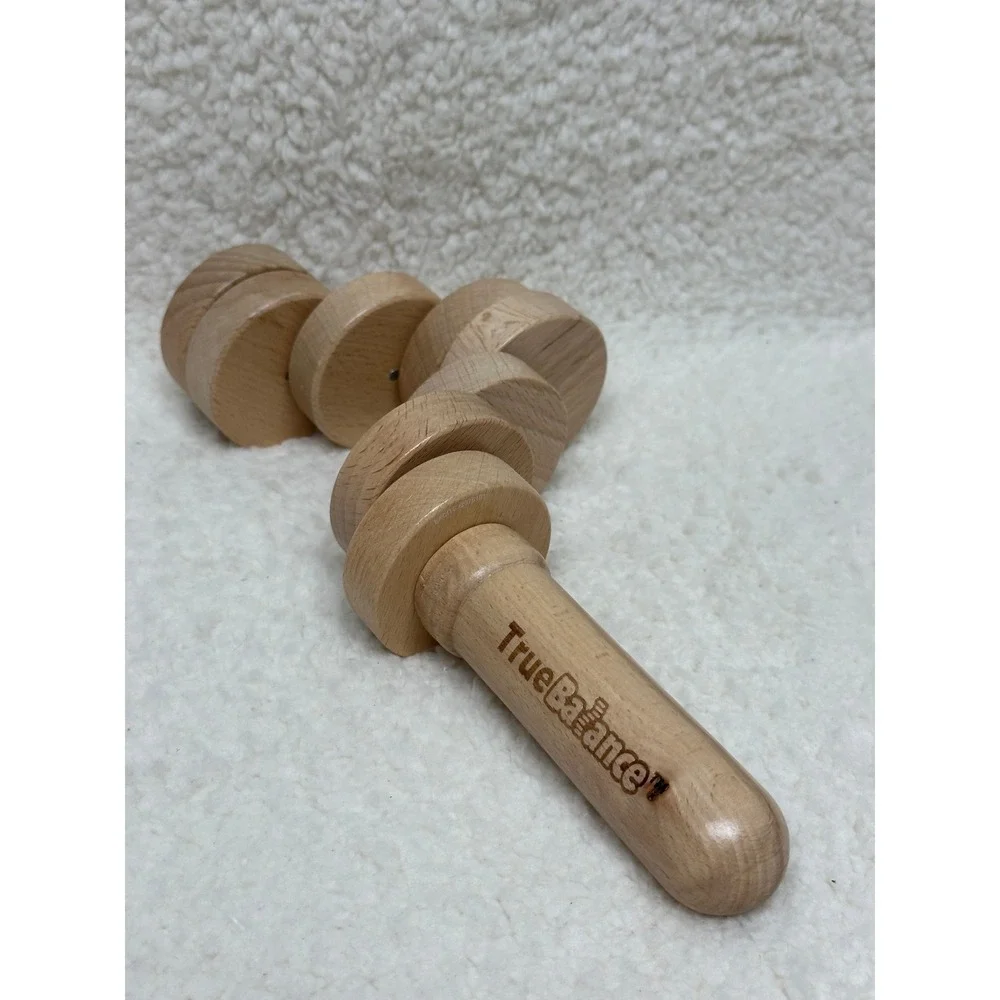 TrueBalance Coordination Game Natural Wood Magnetic Skill Toy Fidget Handheld